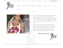 Tablet Screenshot of fortefloral.com